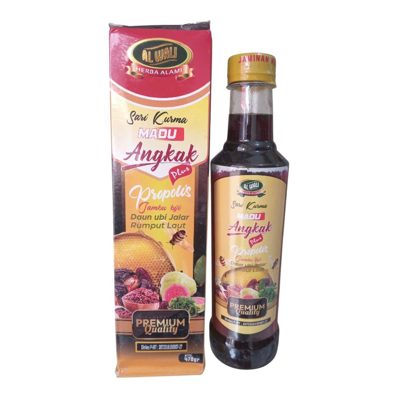 

Sari Kurma Madu plus Angkak propolis Al Waly 470gr