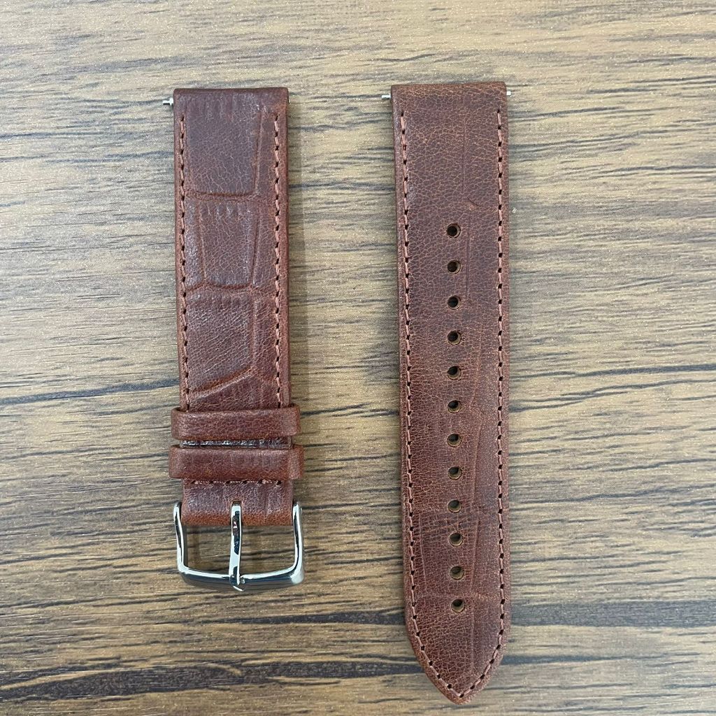 Strap Leather Garmin Vivomove HR - 20mm - Original - Cabutan Garmin