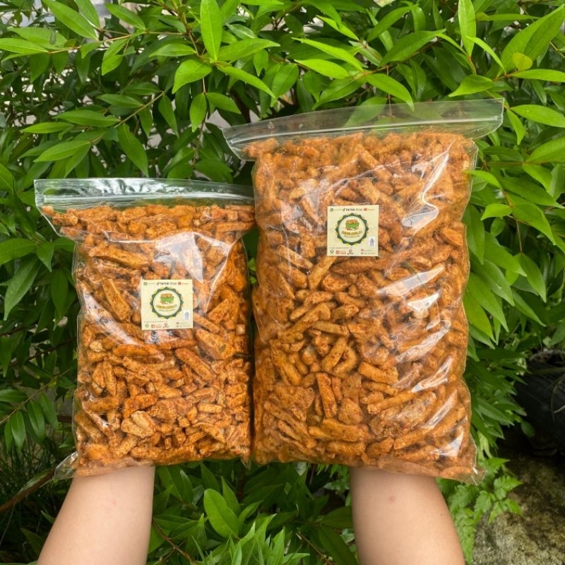 

Basreng Pedas Daun Jeruk (1 KiloGram - 500 Gram) / Grosir Snack Makanan