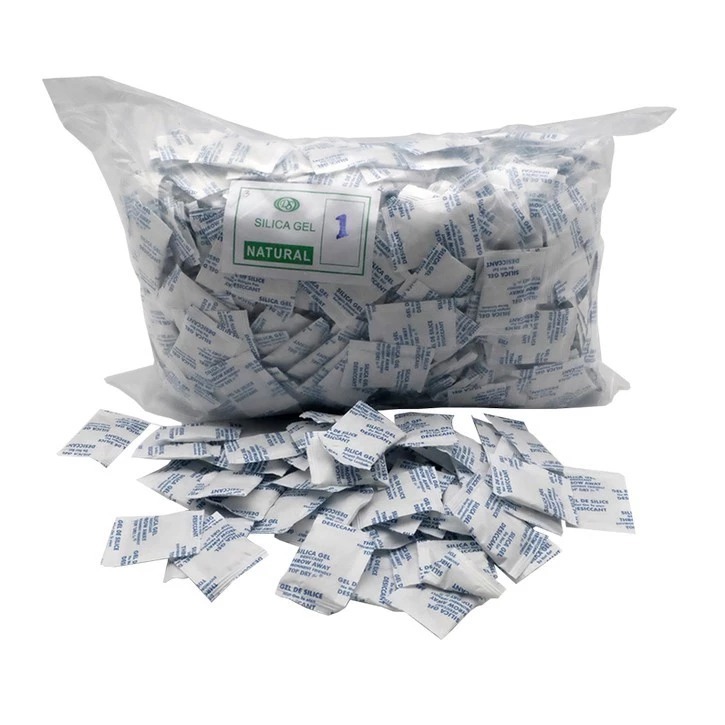 Silica Gel Natural 100pcs - Silica Gel Untuk Sepatu, Tas, Topi, Dompet, Pakaian Dll - Pengering dan 
