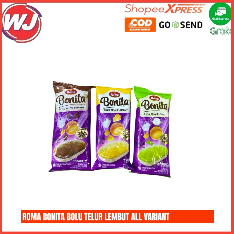 

ROMA BONITA BOLU TELUR LEMBUT ALL VARIANT