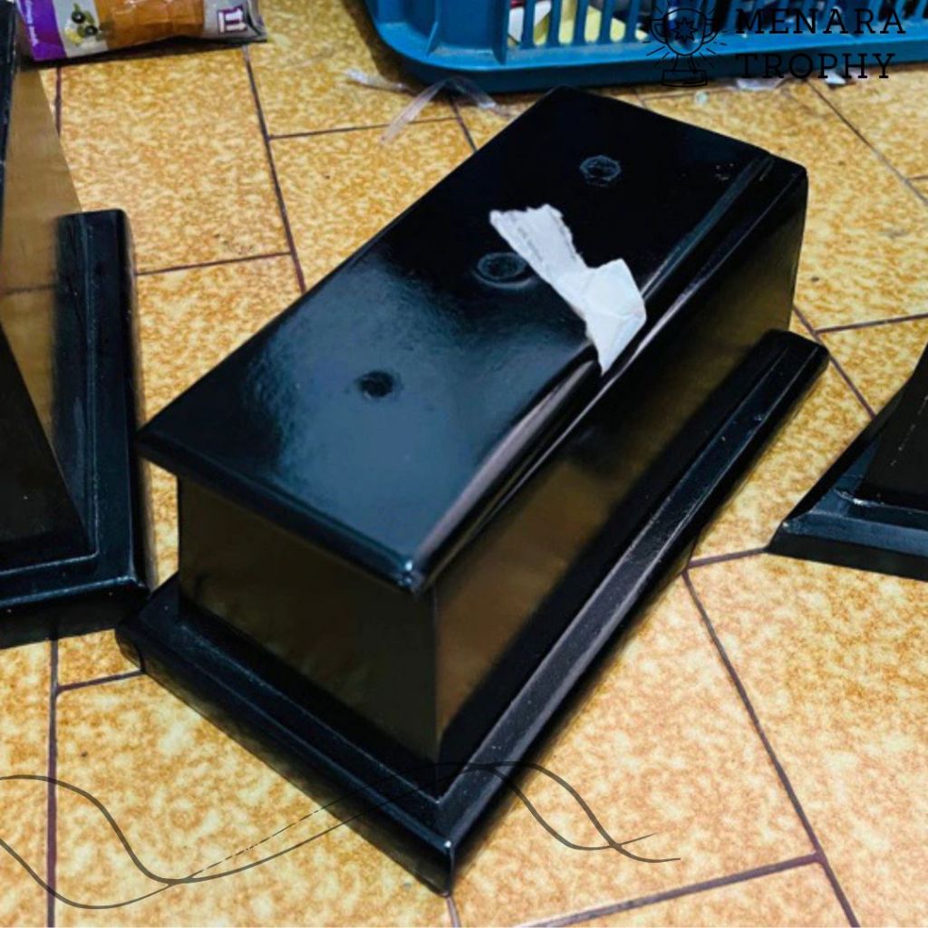 TATAKAN PIALA KAKI 2 KAYU tatakan Kayu Piala Kaki 2