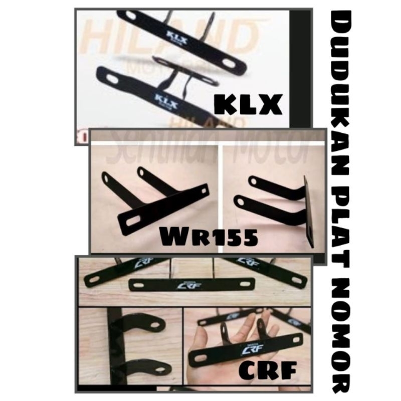 Dudukan plat nomor / DD motor trail