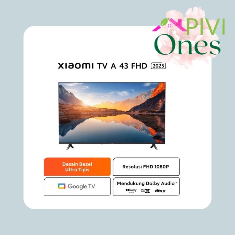 Xiaomi Google TV A 43 2025 FHD Google TV Smart TV 43 inch Bergaransi