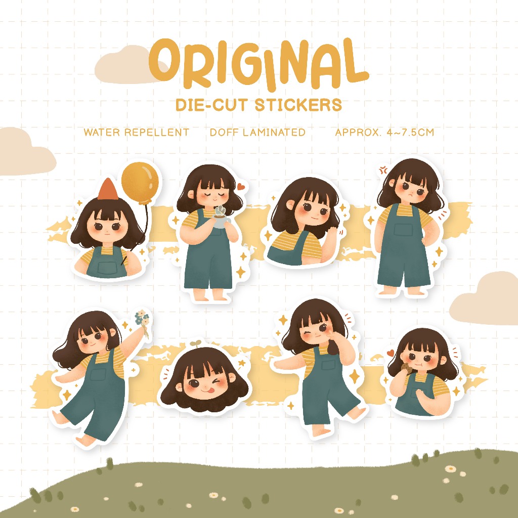 

[HAPPYSELLY] ORIGINAL Miki Activity - Diecut Sticker