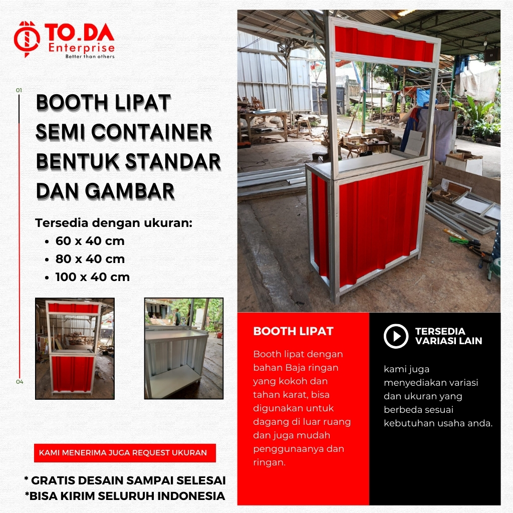 Booth Lipat Semi Container