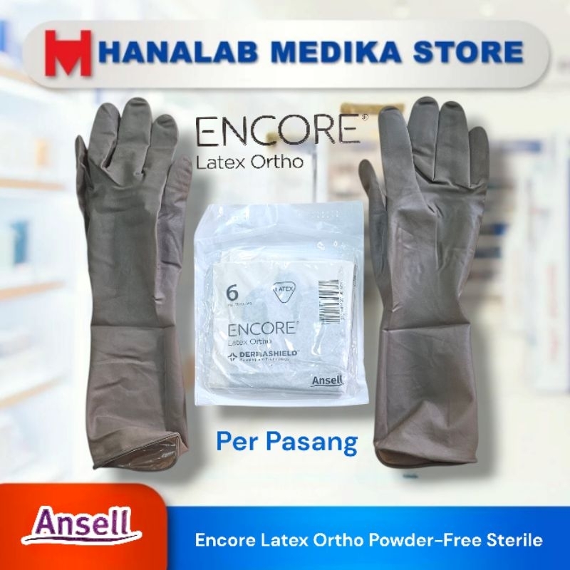 ENCORE LATEX ORTHO Sarung Tangan Steril 1pasang