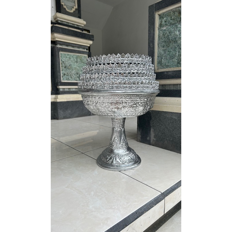 dulang motif selaka32 cm 4 susun/ dulang motif selake / dulang motif slaka / dulang sultan /dulang