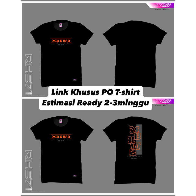 T-shirt MBKW2 X RH57 original / T-shirt mbkw2 jogjakarta / kaos mbkw2 jogjakarta