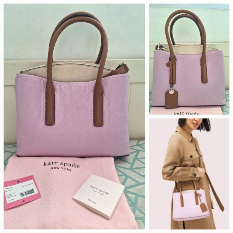 PRELOVED- Kate Spade margaux medium satchel sweat pea/tas KS ori/authentic