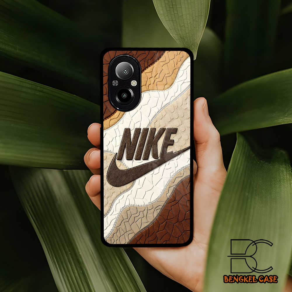 (BS98) Case Kilau Realme C67 Casing Hp Realme Pelindung Smartphone Motif NIKE