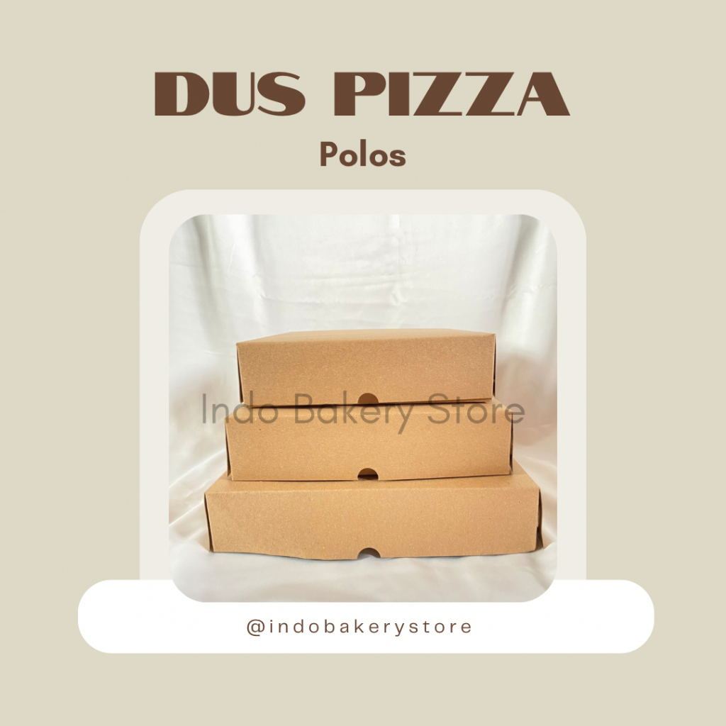 

Dus Pizza Polos Coklat per 1pcs | 20x20 | 22x22 | 25x25 | BACA DESKRIPSI