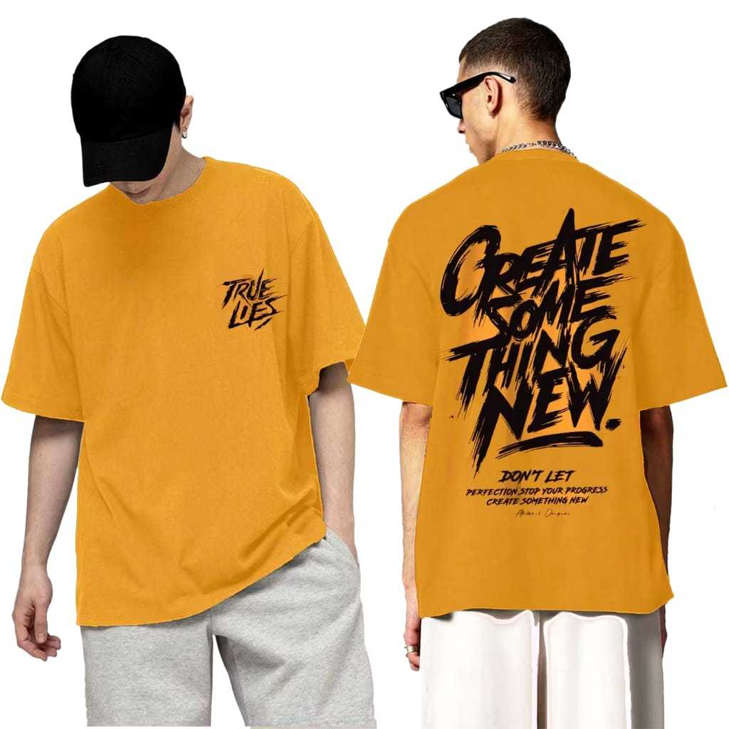 T-SHIRT KAOS DISTRO  CREARUVE TRUE ABSTRACK TYPOGRPH / KAOS JEPANG MEMPHIS / KAOS TERBARU / BAJU KAO