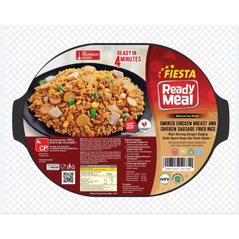 

fiesta ready meal smoked chicken breast and chicken sausage fried rice