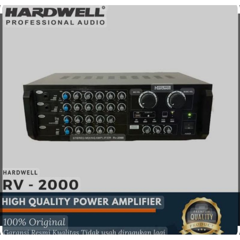 AMPLIFIER HARDWELL RV2000 500watt Bluetooth