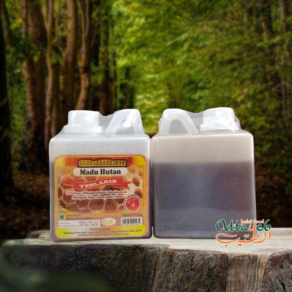 

Madu Hutan Gholiban 500gr Madu Hutan Kalimantan Mengandung Beepollen Royal Jelly