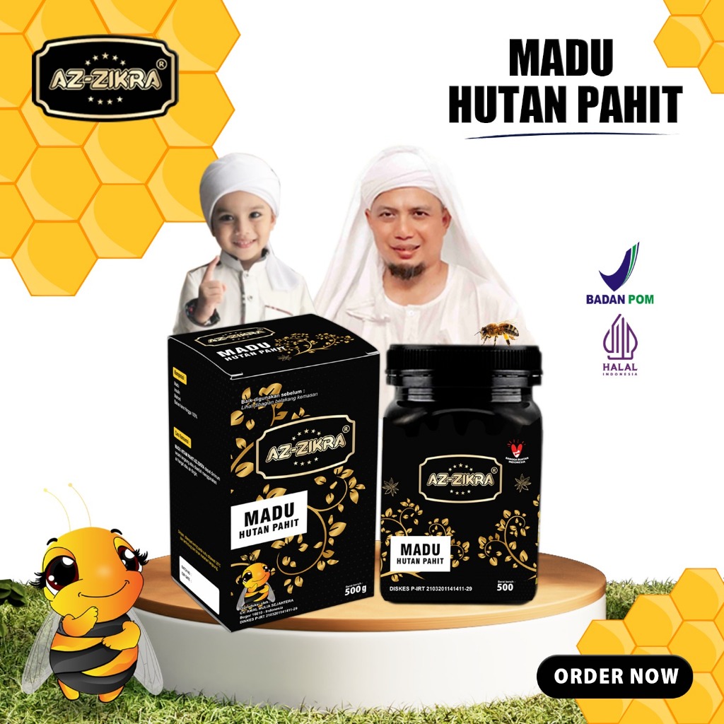 

Madu Azzikra Kemasan Baru 500gr