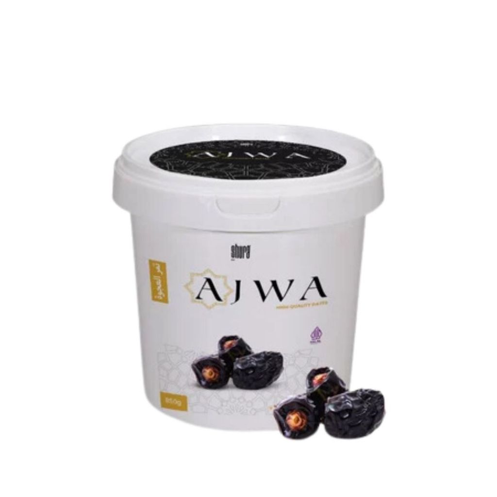 

Shura Kurma Ajwa Ember 850 Gram Premium Original High Quality