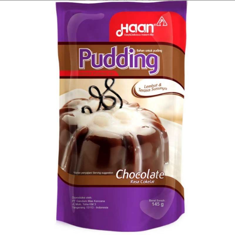 

Haan pudding instan cokelat 145 g