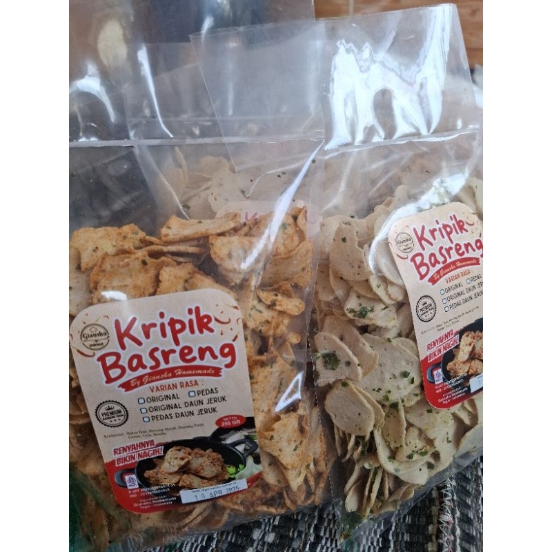 

Giansha Kripik Basreng 250gr Pedas dan Original