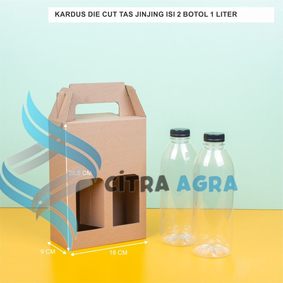 

Box Botol Kale 1000ml Isi 2 Dus Jinjing Ukuran18 x 9 x 25,5 Cm Packaging Hampers Minuman 1 Liter ( 1 Pack isi 10pcs )