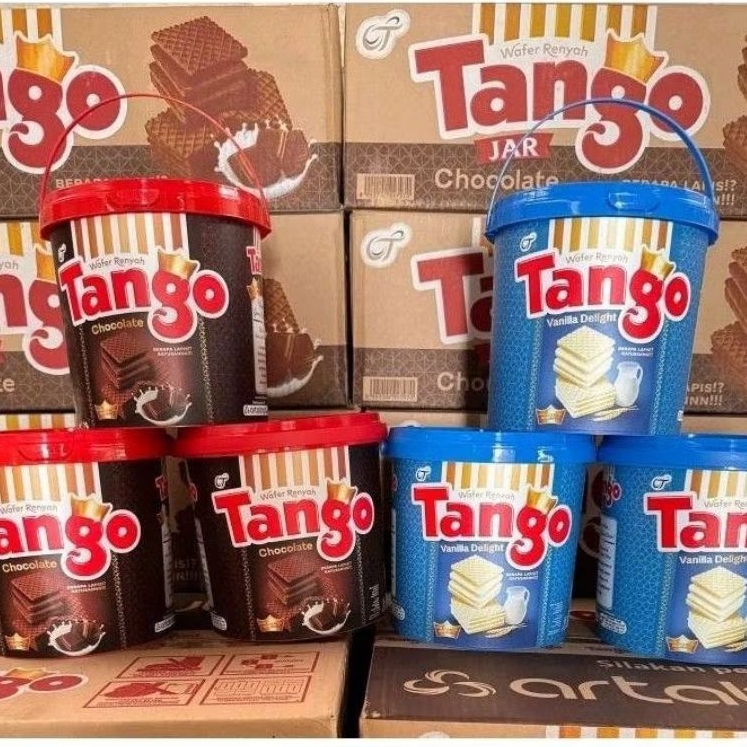 

Wafer Tango Jar Ember 1 Dus Isi 6 Pcs Kue Lebaran