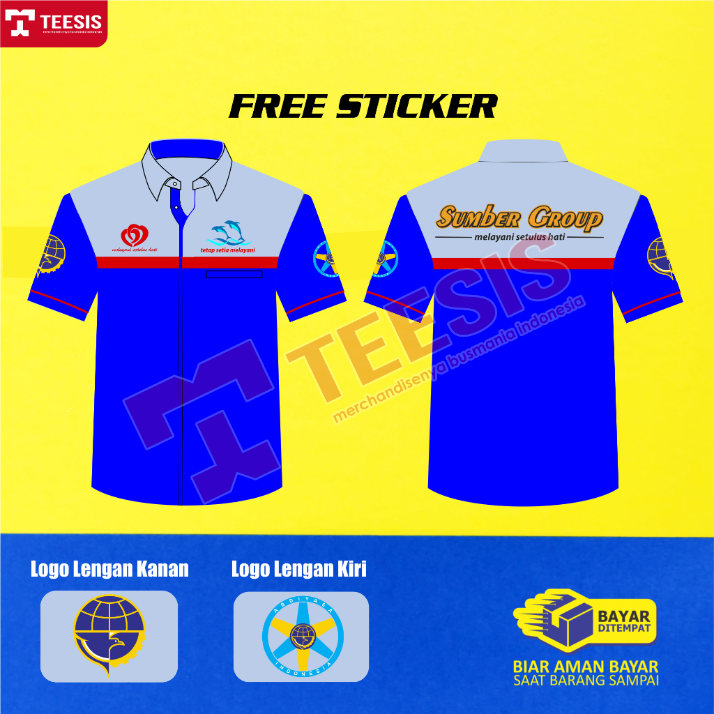 Kemeja Baju Bus Mania Bismania Sumber Group Sugeng Rahayu Abdiyasa