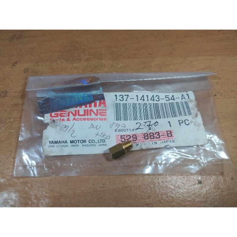 Main jet karburator 270 Yamaha RX KING RX RX SERIES original nos japan 137-14143-54-A1