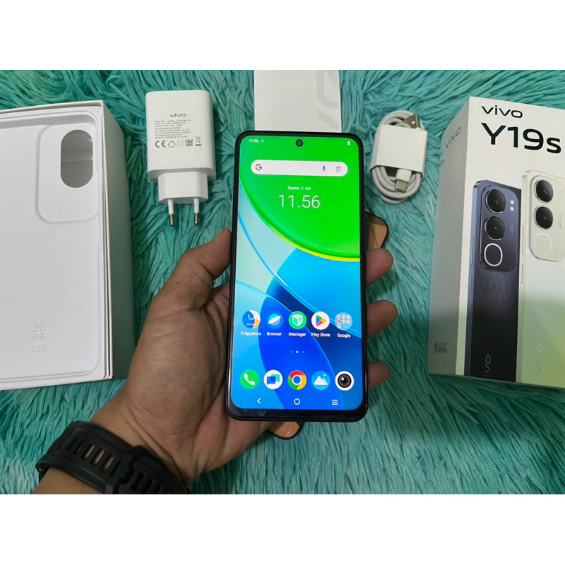 VIVO Y19S 4/128 BEKAS ORIGINAL SECOND