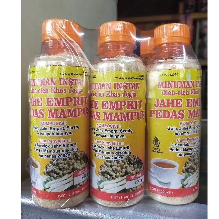 

Wedang jahe instan - jahe emprit - rasa pedas jahe - meningkatkan imunitas tubuh - minuman penghangat - herbal tradisional - oleh-oleh Jogja