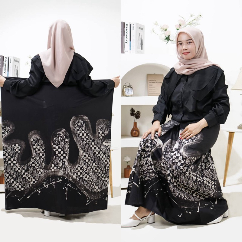 Sarung Batik/Sarung Santriwati/Sarung Putri/Sarung Wanita/Pondok Pesantren/Batik Cap/Bahan Katun Pri