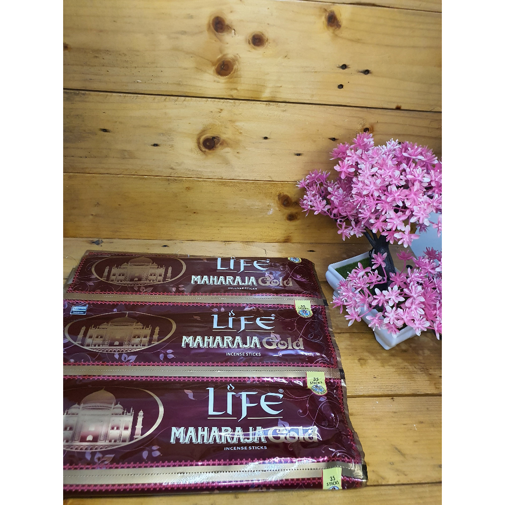 Lyra_Onlineshop25 Dupa Maharaja Gold Dupa Renteng Darshan Life Isi 35 Stik Life Maharaja Gold