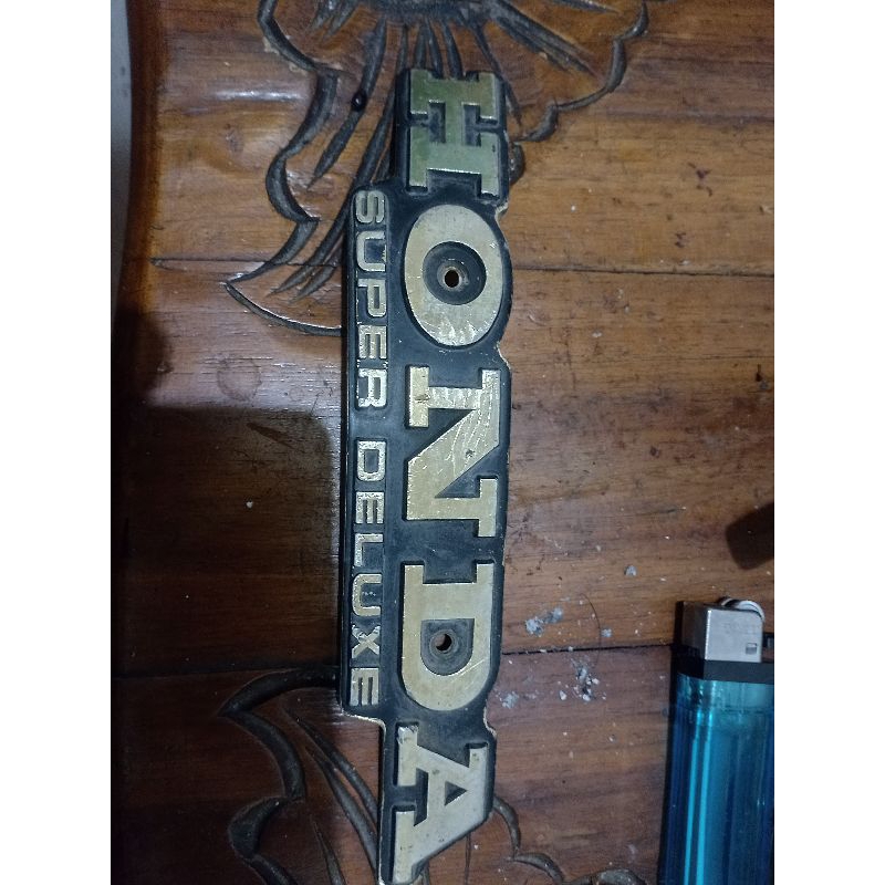 emblem tangki gl100 kiri / emblem gl cepek / emblem gl 100 kiri tangki original copotan ori copotan