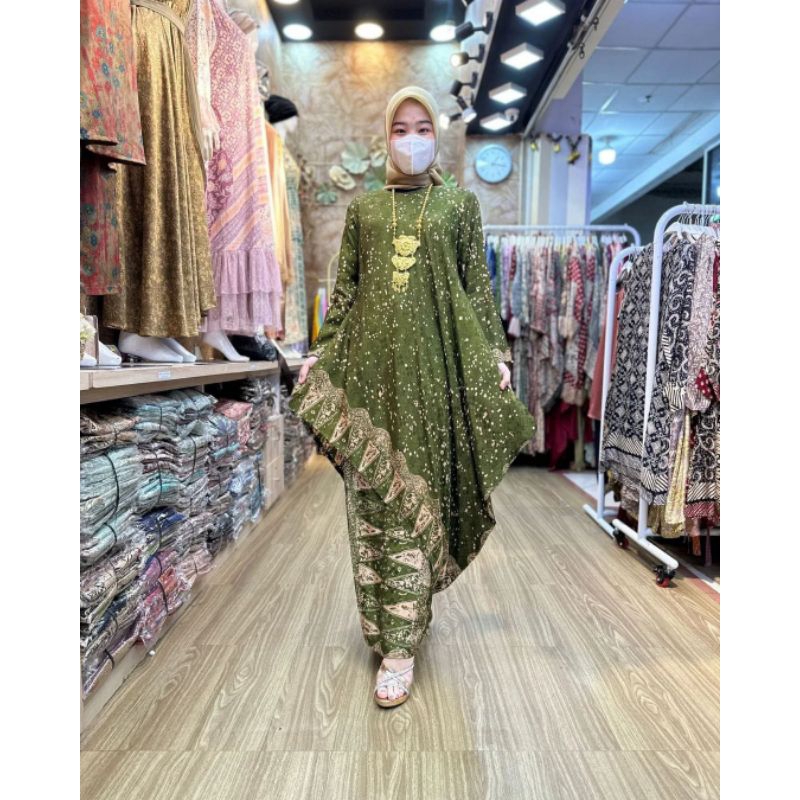 ( COD ) SETELAN ROK BATIK VISCOSE PREMIUM/ SETELAN PESTA MEWAH