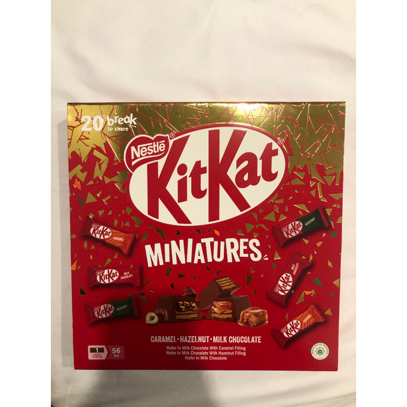 

Nestle Kitkat Miniatures Caramel-Hazelnut-Milk Chocolate