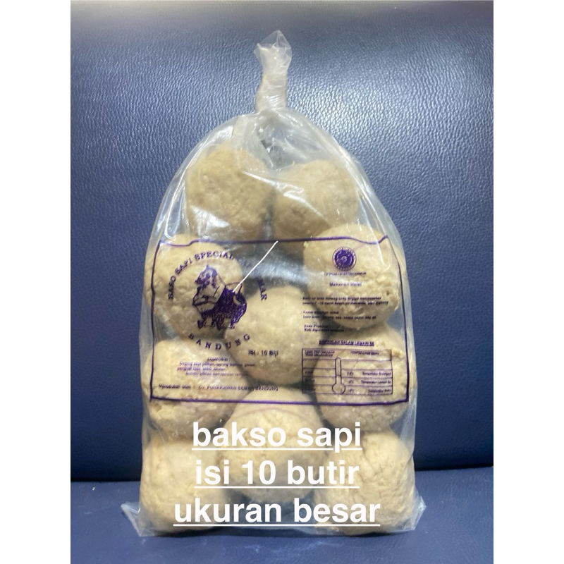 

bakso sapi super spesial isi 10butir ukuran jumbo