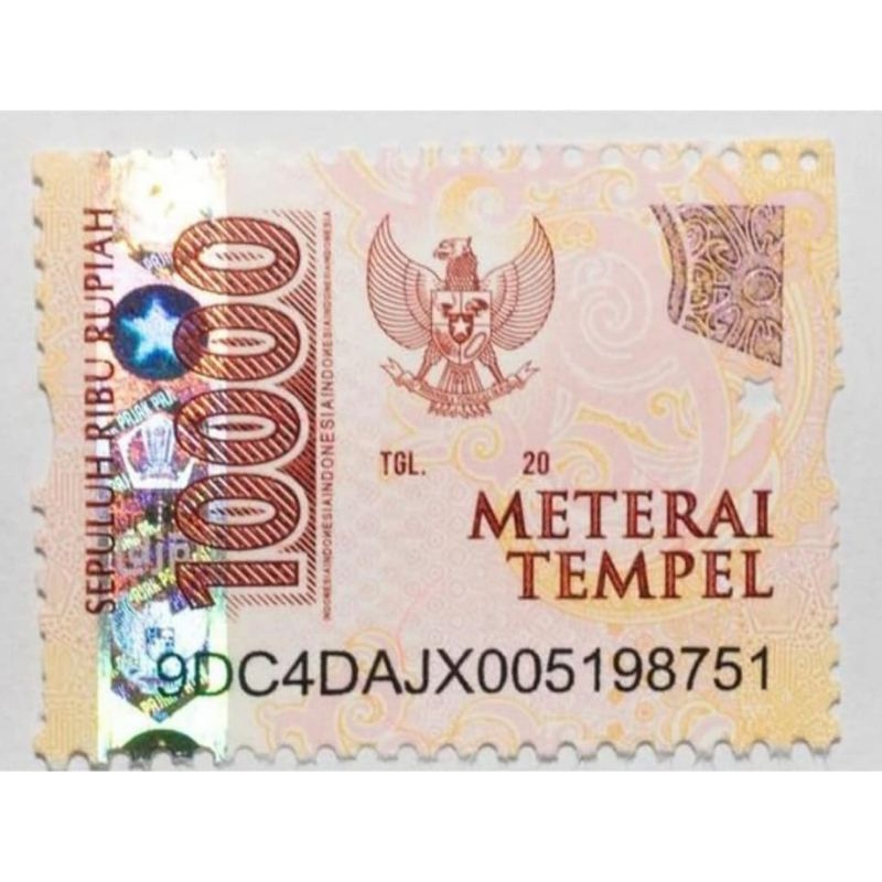 

Materai 10000 POS ORI (10 Pcs)