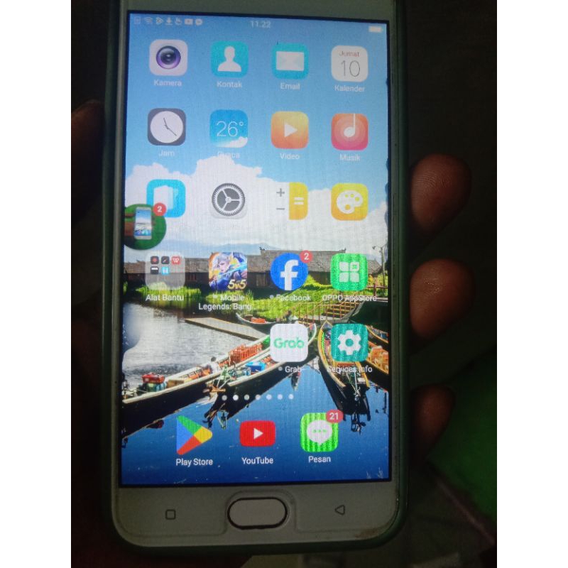 lcd frame Andromax a