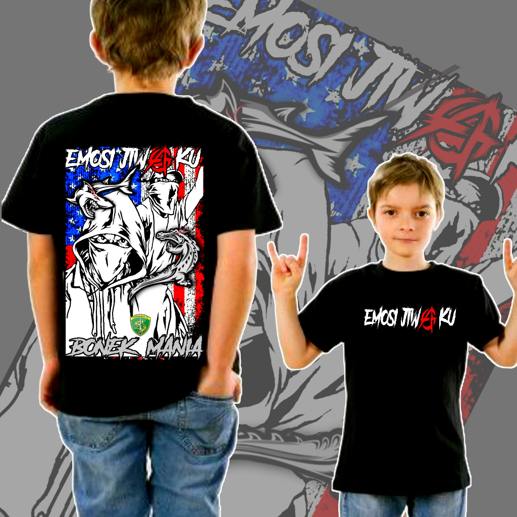 kaos distro persebaya anak-anak