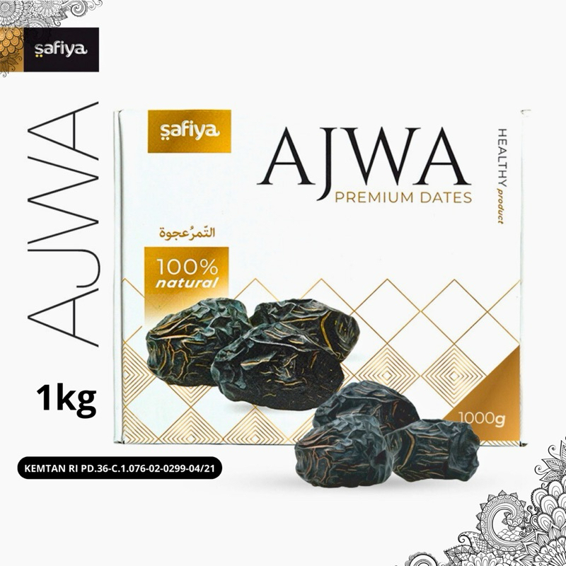 

Kurma Nabi Ajwa Safiya Original 1kg Premium