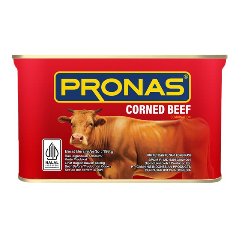 

Pronas kornet daging sapi kaleng 198 g