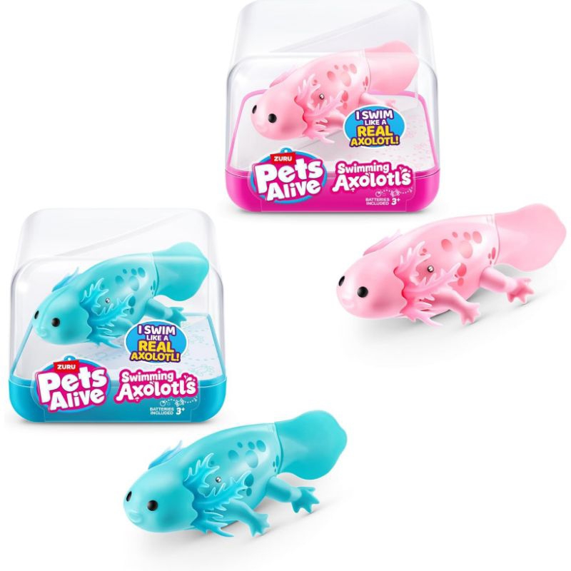 Zuru pet alive swimming robo axolotl original