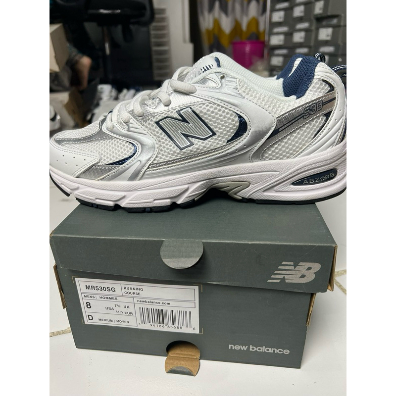 NB 530 “White Indigo”
