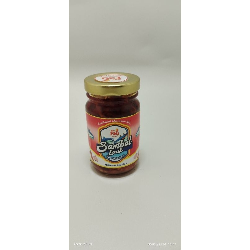 

Sambal Lauk Mak Fau - Sambal Lauk Teri Medan - 125 gr