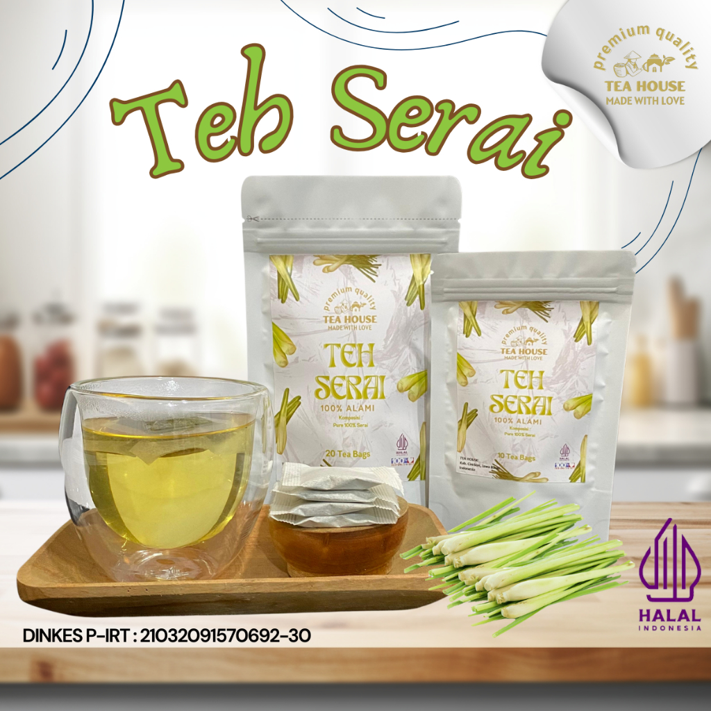 

Teh Serai | Teh Celup Serai Isi 10 & 20 Kantong Teh