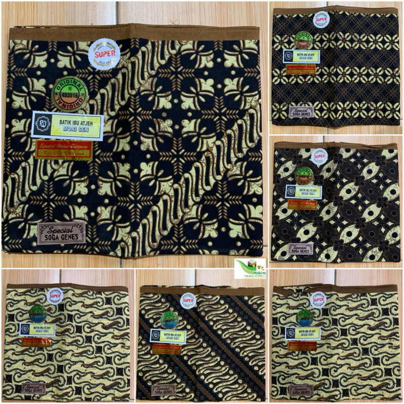 Kain Panjang BATIK IBU ATJEH Mori Sen ORIGINAL ~ Kain Jarik Batik Ibu Atjeh Special Soga Genes ~ Kai