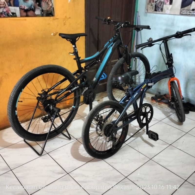 Sepeda mtb Thrill Oust 2.0 dan Sepeda Lipat Oddysey