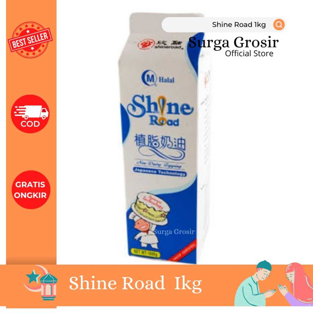 

Shine Road 1000gr sebagai Topping Kue dan Cream minuman Original!!!!