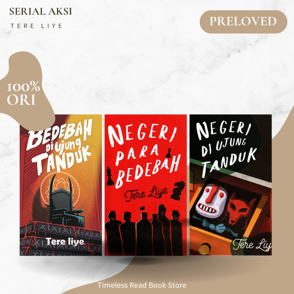 Jual Buku Negeri Para Bedebah Preloved Original Tere Liye Serial Aksi