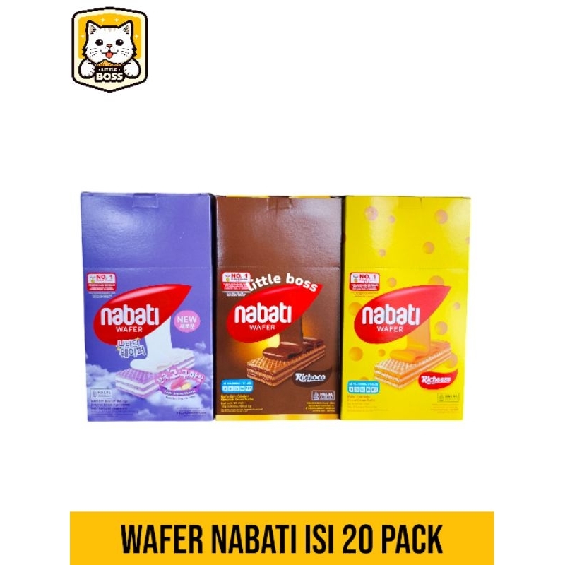 

Wafer Nabati Box Isi 20 x 6gr